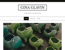 Tablet Screenshot of ginaglavin.com